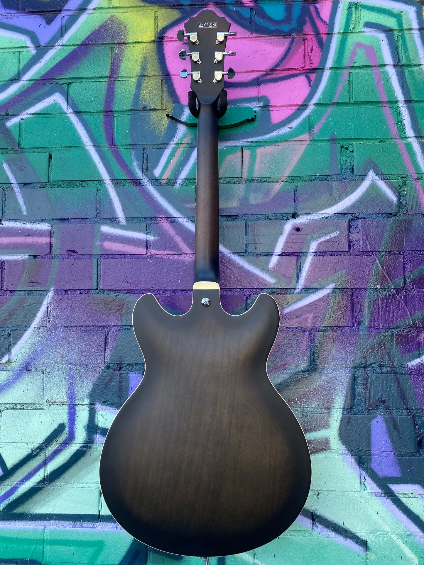 Ibanez AS Artcore AS53 TKF Electric Guitar - Transparent Black Flat