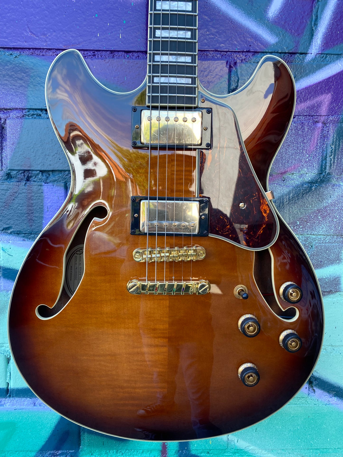 Ibanez AS Artcore Expressionist AS93FM VLS Electric Guitar - Violin Sunburst