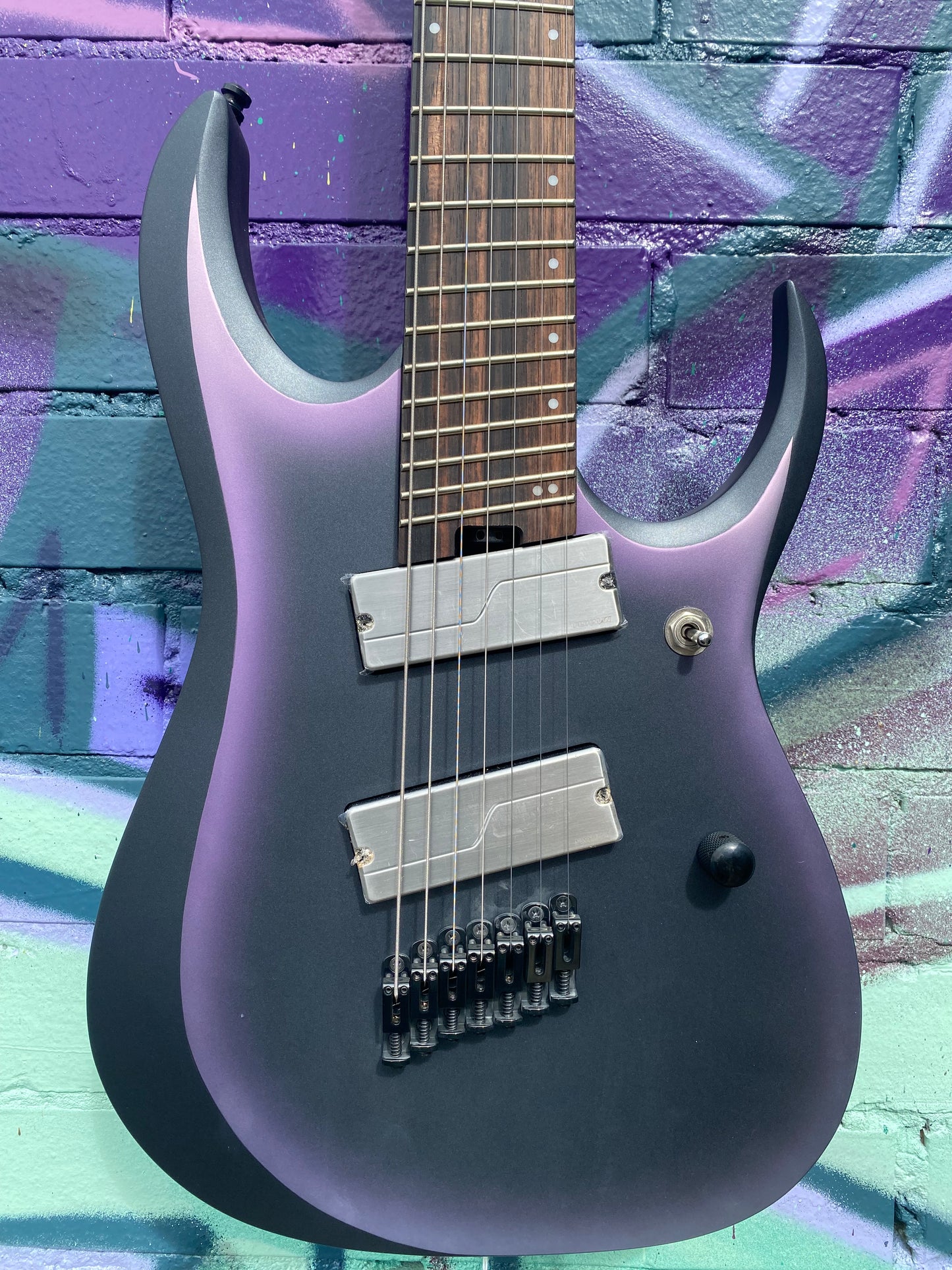Ibanez Axion Label RGD71ALMS BAM 7-String Electric Guitar - Black Aurora Burst Matte