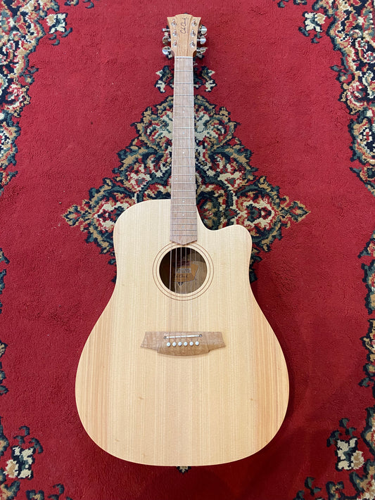 Cole Clark FL1EC-BM Electric Acoustic Guitar - Bunya/Maple