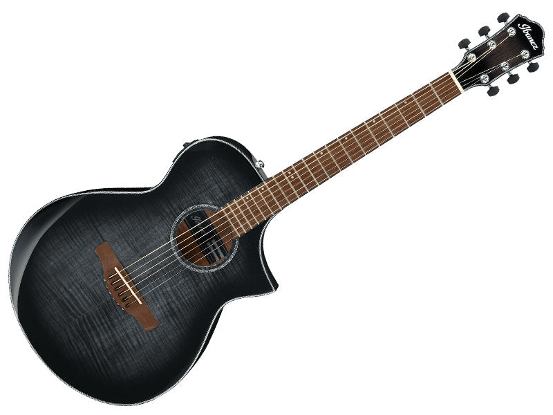 Ibanez AEWC400 TKS Electric AcousticGuitar - Transparent Black Sunburst High Gloss