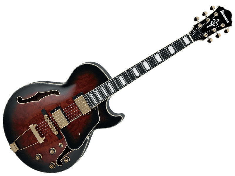 Ibanez AG95QA DBS,Electric Guitar - Dark Brown Sunburst