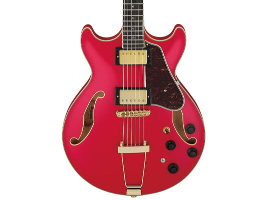 Ibanez AM Artcore Expressionist AMH90 CRF,Electric Guitar - Cherry Red Flat