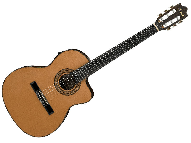 Ibanez GA5TCE NT Thinline Cutaway Classical Guitar - Natural