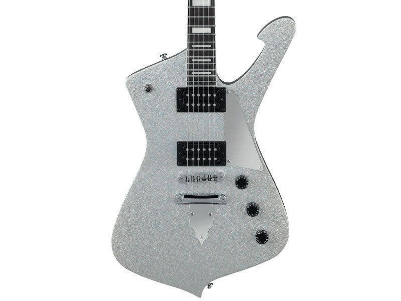 Ibanez iceman silver deals sparkle