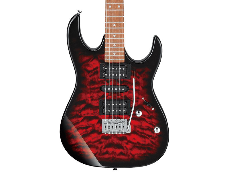 Ibanez RG Gio RX70QA TRB Electric Guitar - Transparent Red Burst