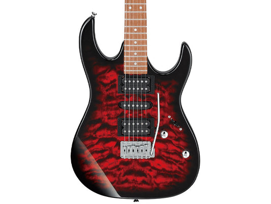 Ibanez RG Gio RX70QA TRB Electric Guitar - Transparent Red Burst