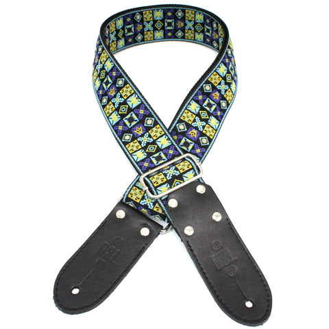 DSL Jacquard Weaving Guitar Strap - Ice