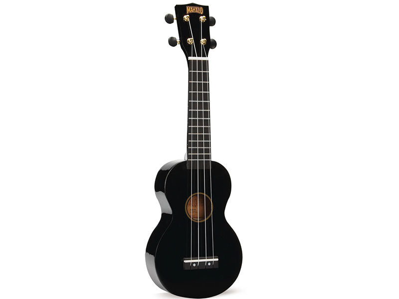 Mahalo Rainbow Series Soprano Ukulele - Black