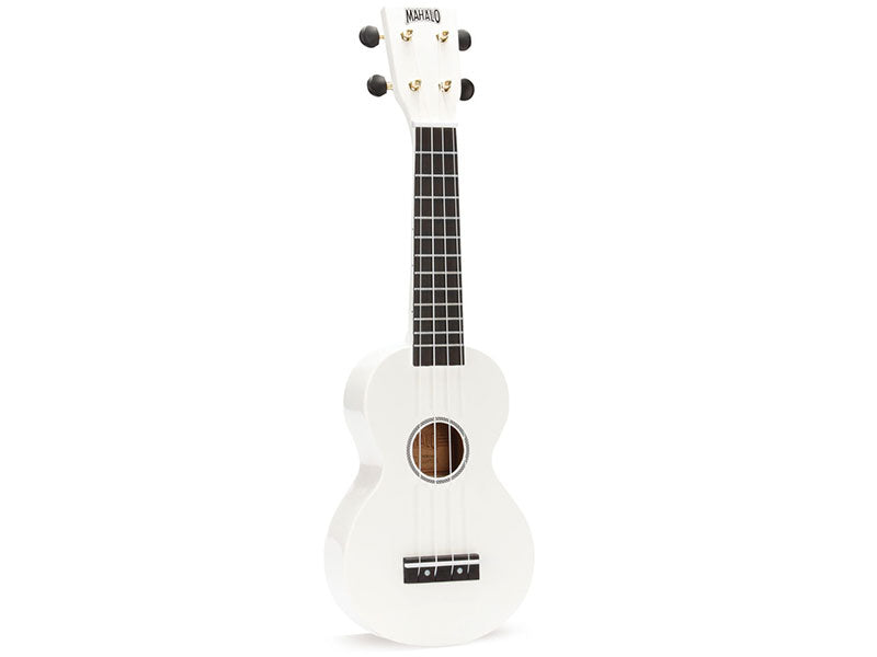 Mahalo Rainbow Series Soprano Ukulele - White