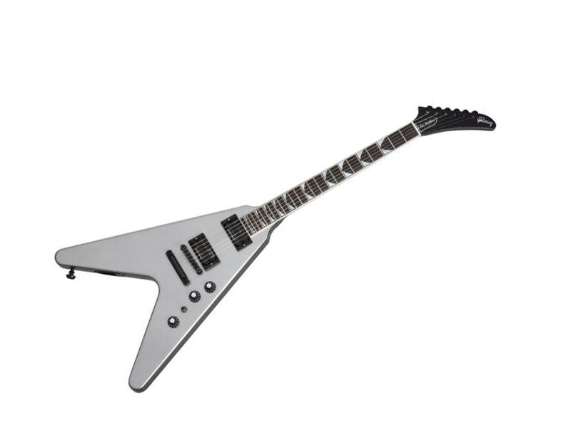 Gibson Dave Mustaine Flying V EXP Electric Guitar - Silver Metallic