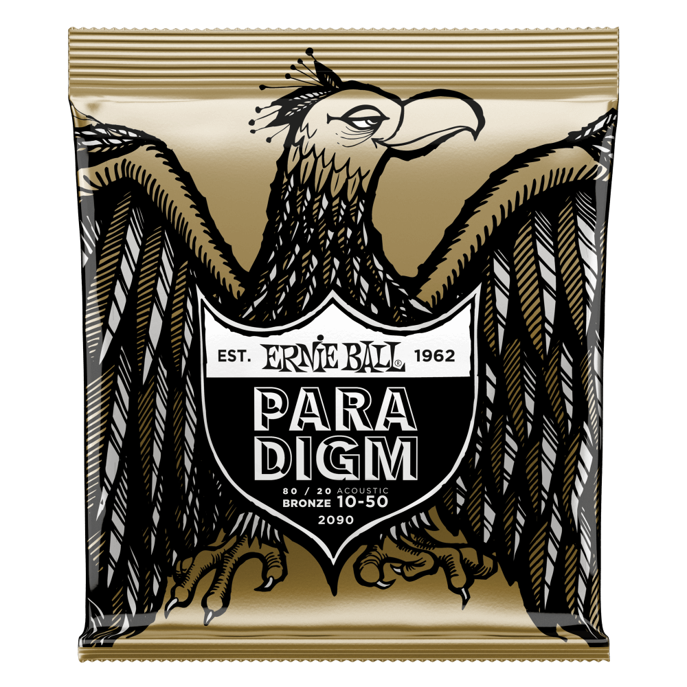 Ernie Ball Paradigm 80/20 Bronze Extra Light 10-50 6-String Acoustic Guitar Strings