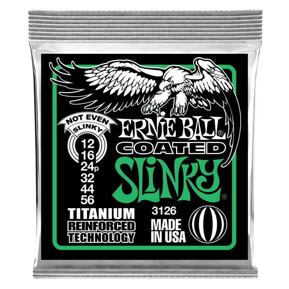 Ernie Ball Not Even Slinky Coated Titanium RPS Electric Guitar