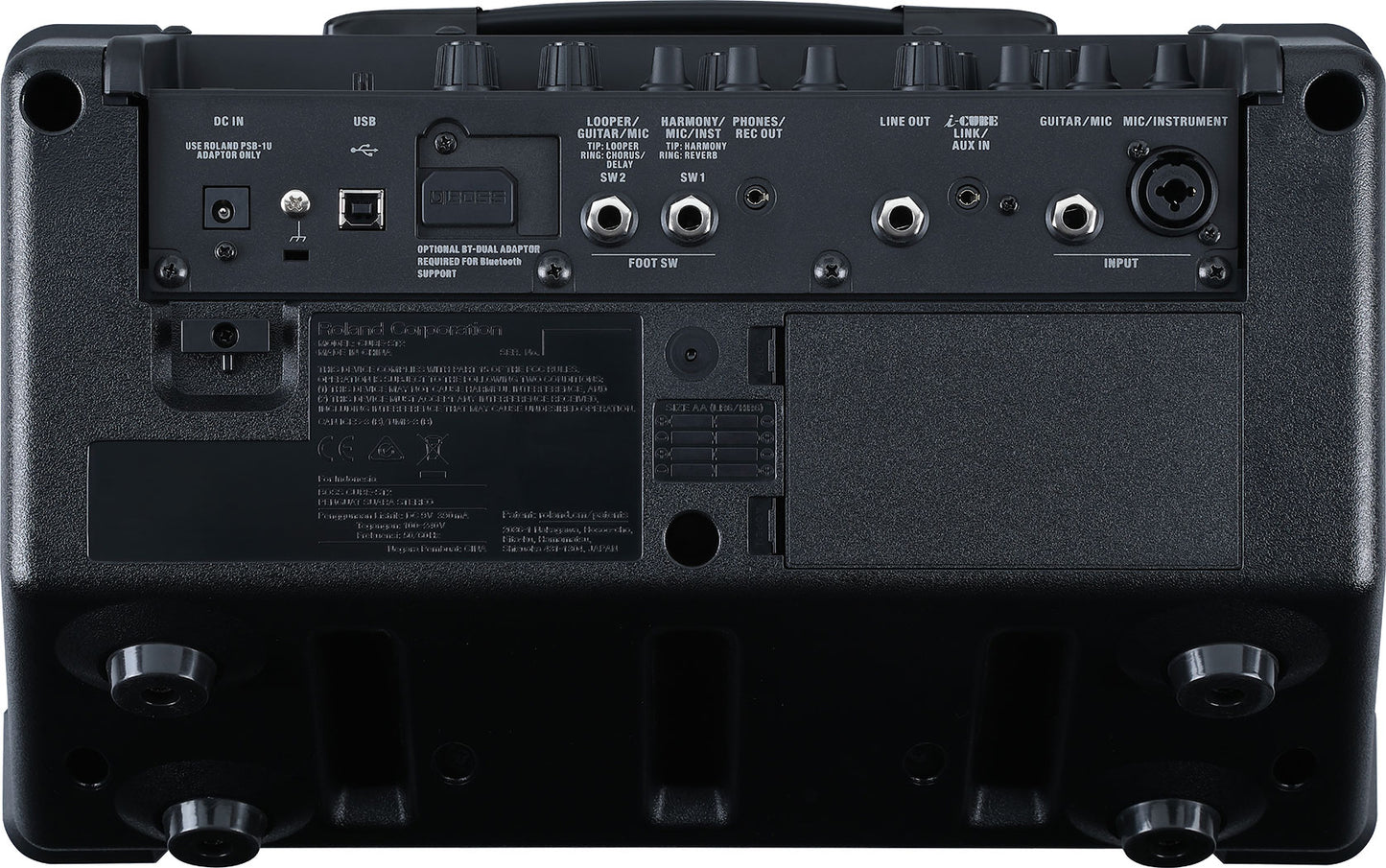 Boss Cube Street 2 Battery Powered Stereo Amplifier - Black