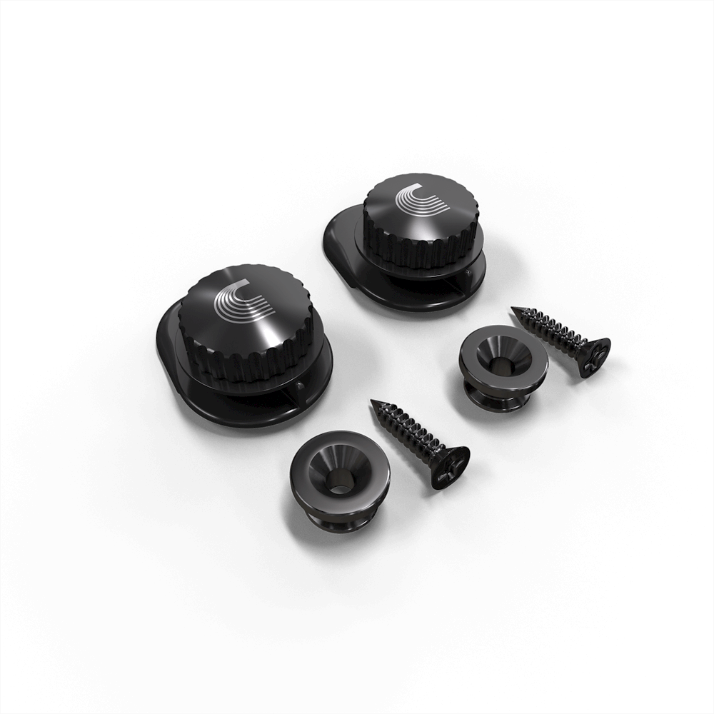 D'Addario Universal Strap Lock System Black