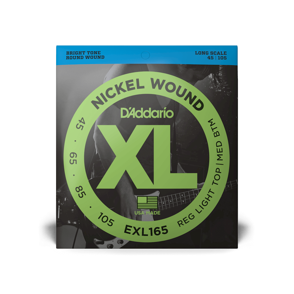 D'Addario EXL165 Nickel, 45-105, Long Scale Bass Strings