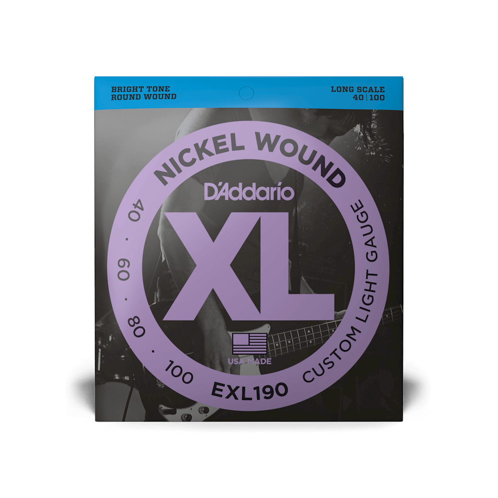 D'Addario EXL190 Nickel 40-100 Long Scale Bass Strings