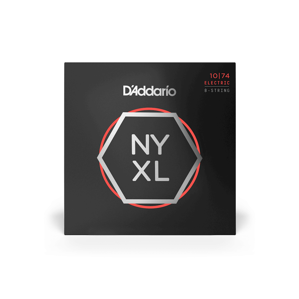 D Addario NYXL1074 10 74 Nickel Wound 8 String Set Guitar Paradise