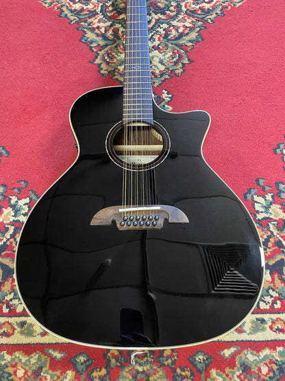 Alvarez AG70CE 12-String Acoustic Electric Guitar - Black