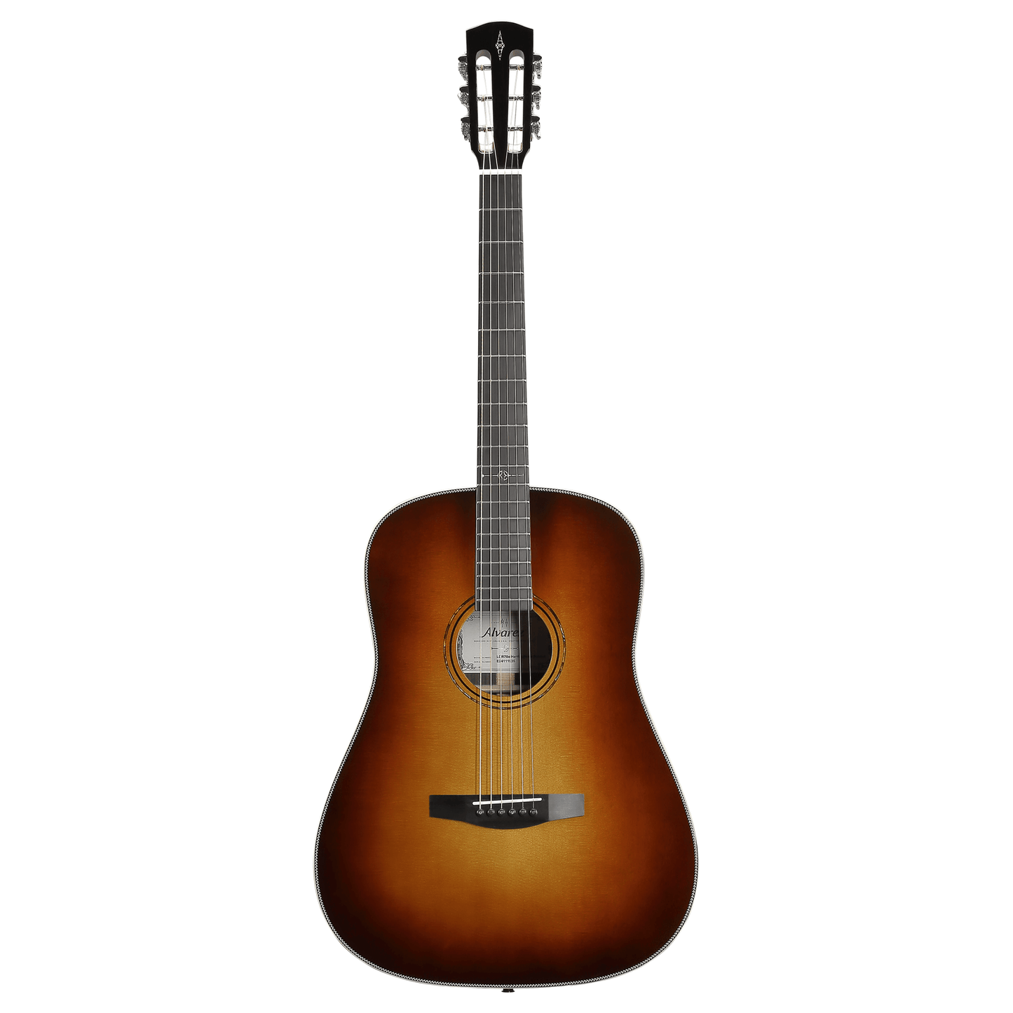 Alvarez LDR70e Laureate Slope Dreadnought Electric Acoustic Guitar - Herringbone Sunset