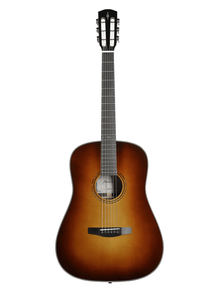 Alvarez LDR70e Laureate Slope Dreadnought Electric Acoustic Guitar - Herringbone Sunset