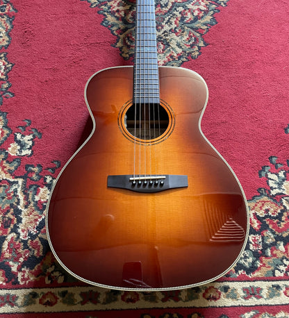 Alvarez LF70e Laureate Folk Electric Acoustic Guitar - Herringbone Sunset