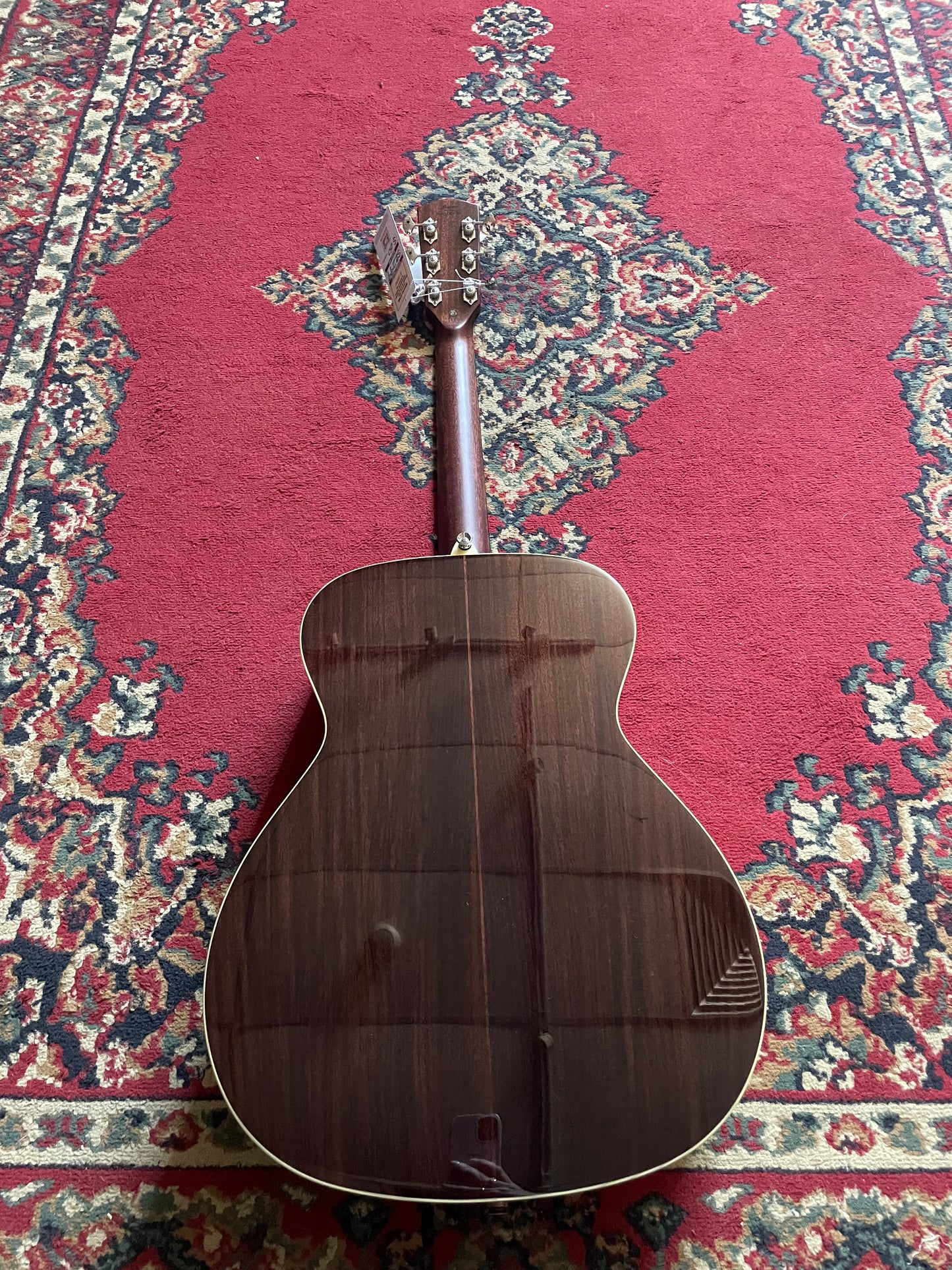 Alvarez LF70e Laureate Folk Electric Acoustic Guitar - Herringbone Sunset