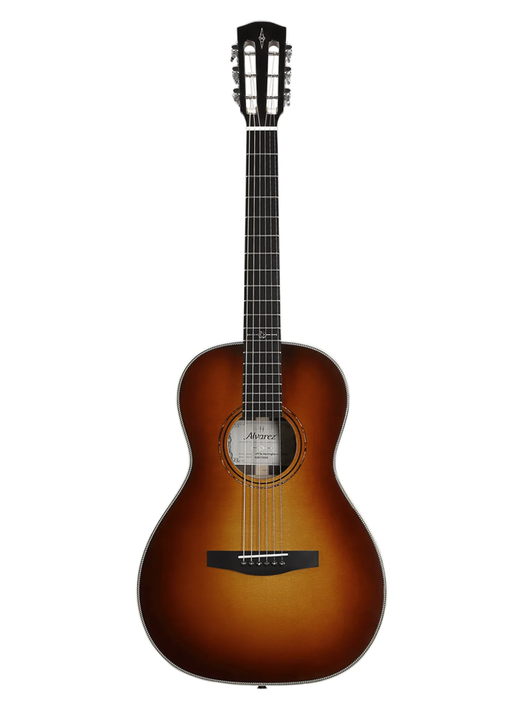 Alvarez LP70e Laureate Folk Electric Acoustic Guitar -  Herringbone Sunset