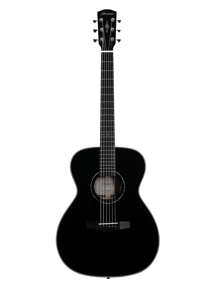 Alvarez Laureate Folk 70e Electric Acoustic Guitar - Blacktop