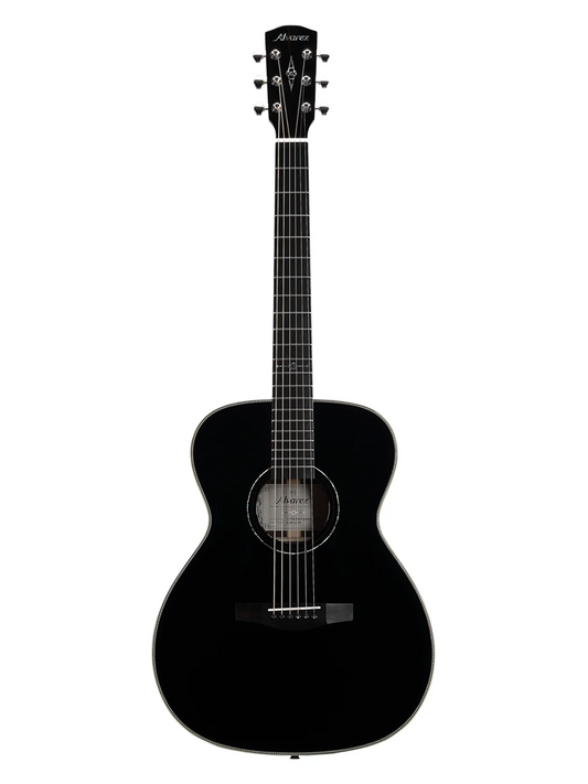Alvarez Laureate Folk 70e Electric Acoustic Guitar - Blacktop