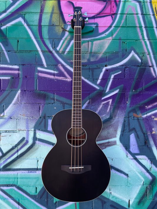 Applause E-Acoustic Bass Wood Classics AEB96-5E Jumbo Bass - Matte Black