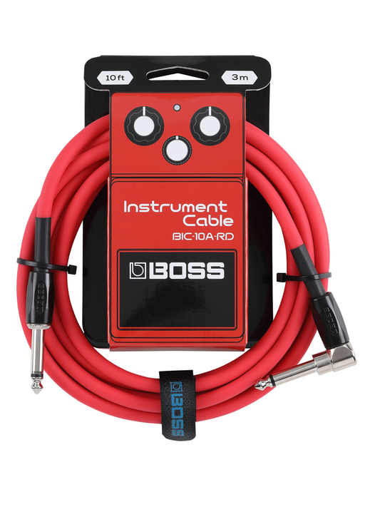 Boss BIC-10A 10ft Instrument Cable - Red