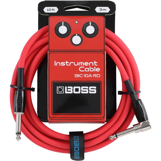 Boss BIC-10A 10ft Instrument Cable - Red