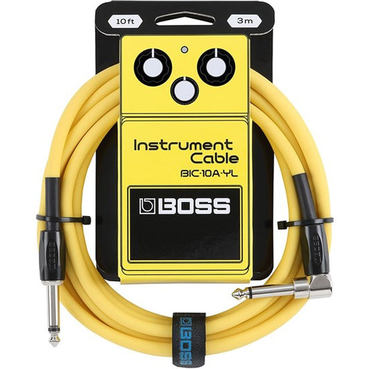 Boss BIC-10A 10ft Instrument Cable - Yellow