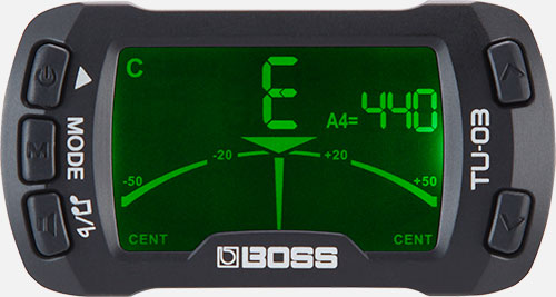 Boss TU-03 Clip-On Tuner and Metronome