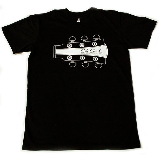 Cole Clark Headstock T-Shirt - Black