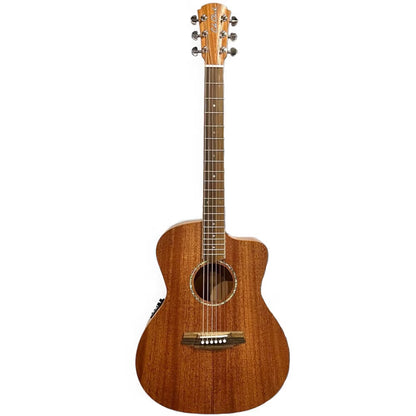 Cole Clark SAN1EC-MMAH Electric Acoustic Guitar - All Mahogany