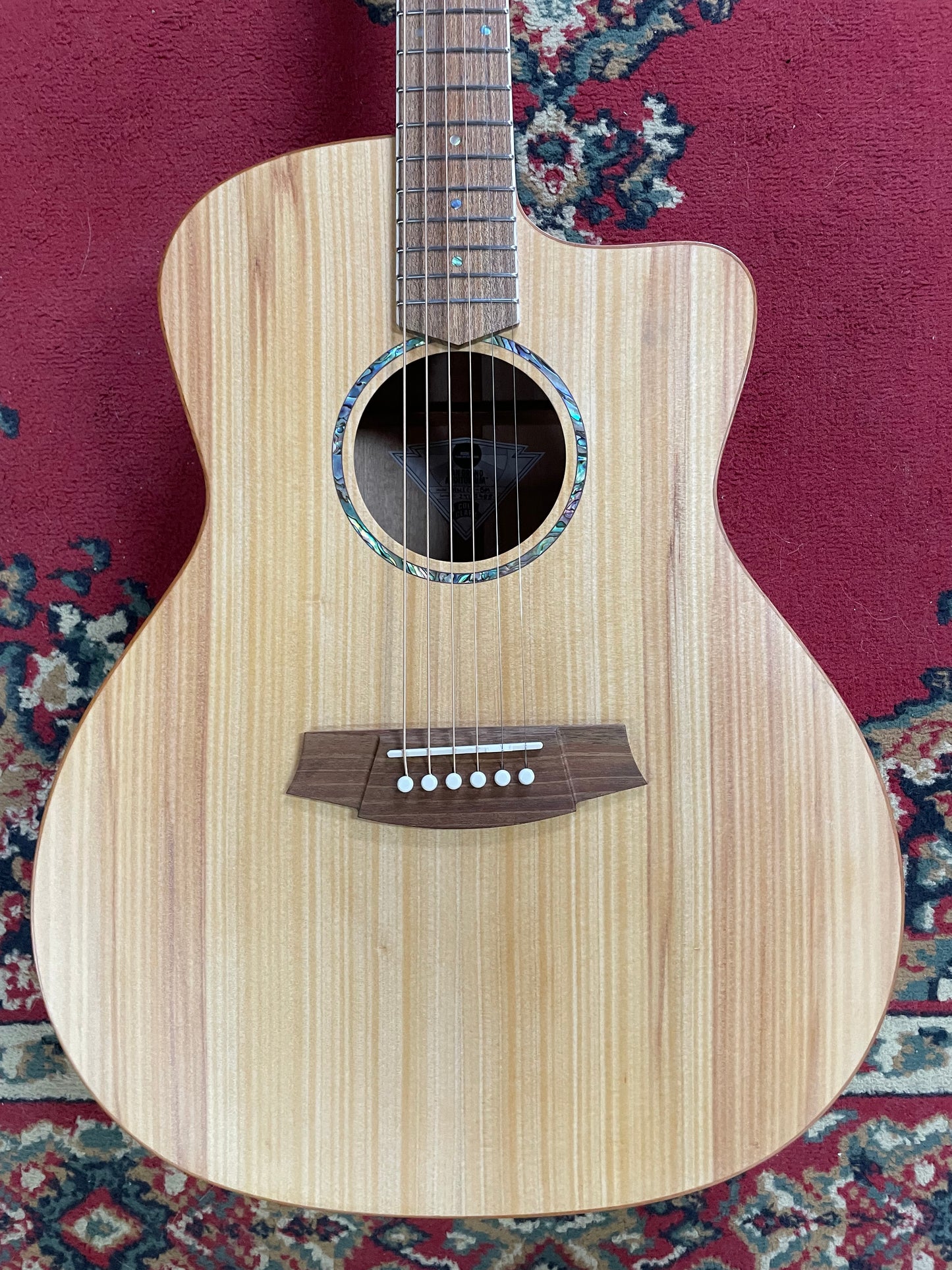 Cole Clark SAN1EC-BM Electric Acoustic Guitar - Bunya Maple