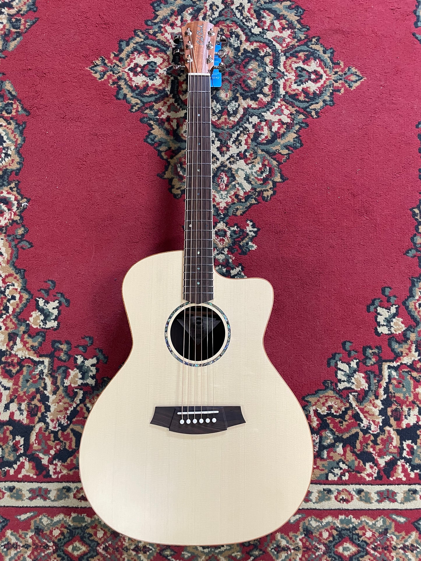 Cole Clark SAN1EC-SR Electric Acoustic Guitar - European Spruce/Indian Rosewood