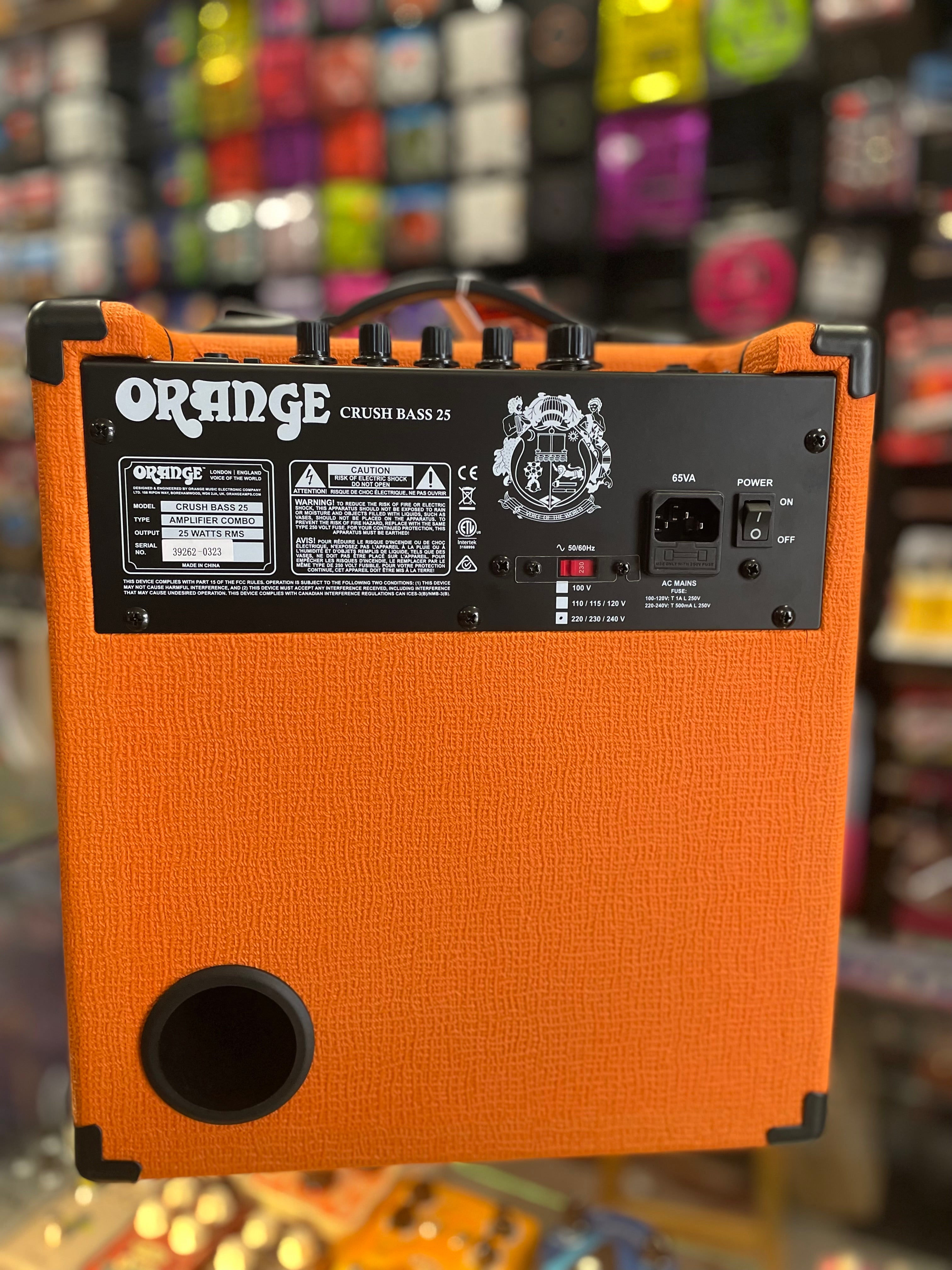 Orange crush online 25 bass amp