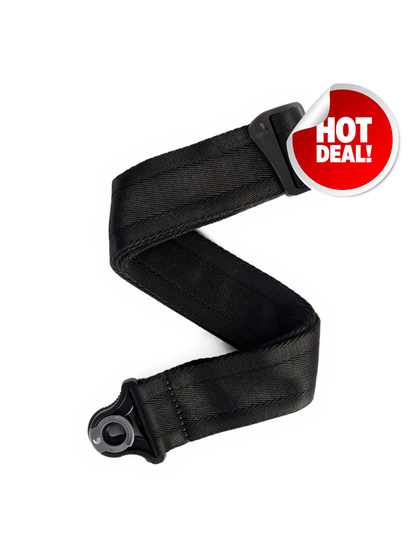 D'Addario Auto Lock Guitar Strap - Black
