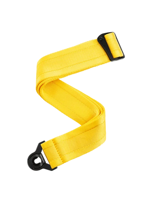 D'Addario Auto Lock Guitar Strap - Mellow Yellow