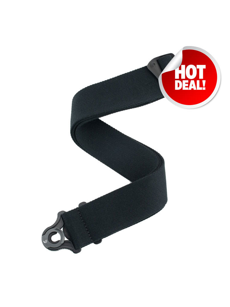 D'Addario Auto Lock Guitar Strap - Skater Black