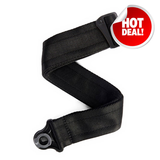 D'Addario Auto Lock Guitar Strap - Black