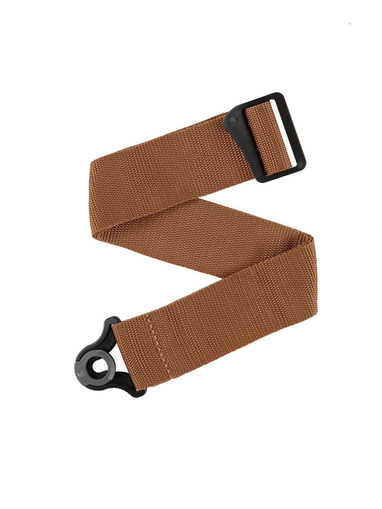 D'Addario Auto Lock Polypro Guitar Strap - Brown