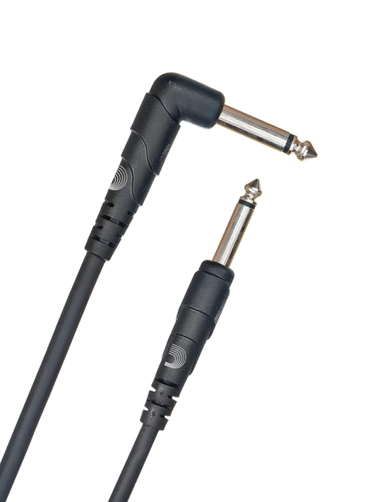 D'Addario Classic Series Instrument Cable 10' (Right Angled)