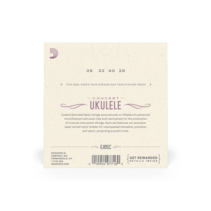 D'Addario EJ65C Pro-Arte Concert Ukulele Strings