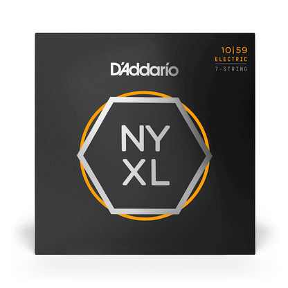 D'Addario NYXL Regular Light 7-String Electric Guitar Strings (10-59)