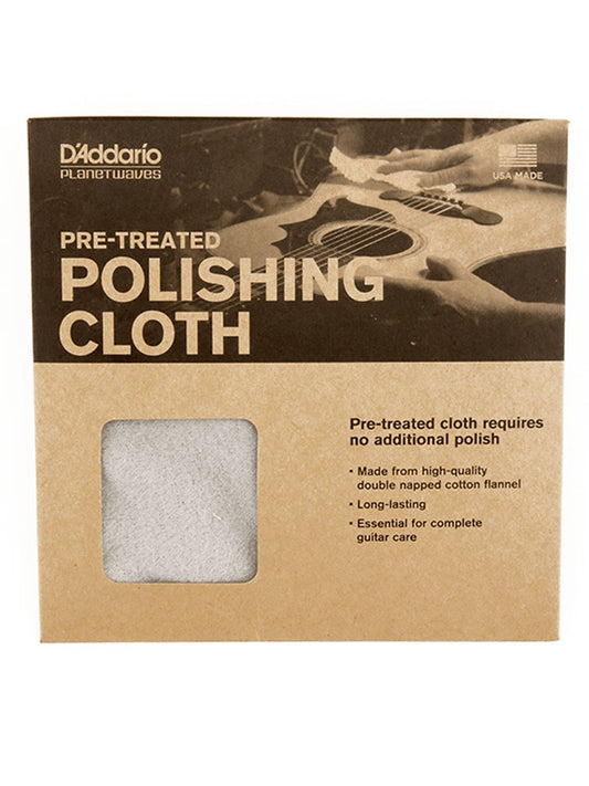 D'Addario Pre-Treated Polishing Cloth
