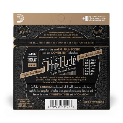 D'Addario Pro-Arte EJ46 Hard Tension Nylon Classical Guitar Strings